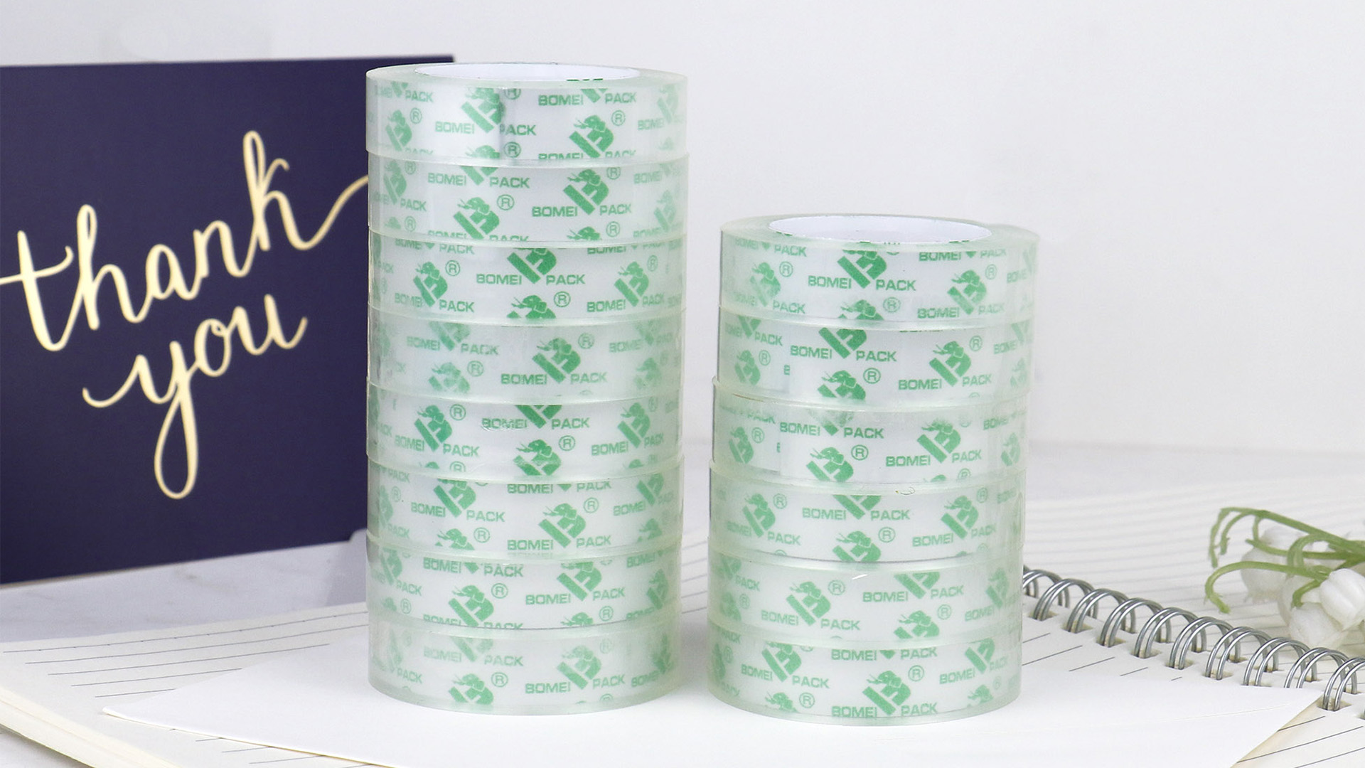 Amazon.com: BOMEI PACK 48Rolls Crystal Clear Tape Refills for